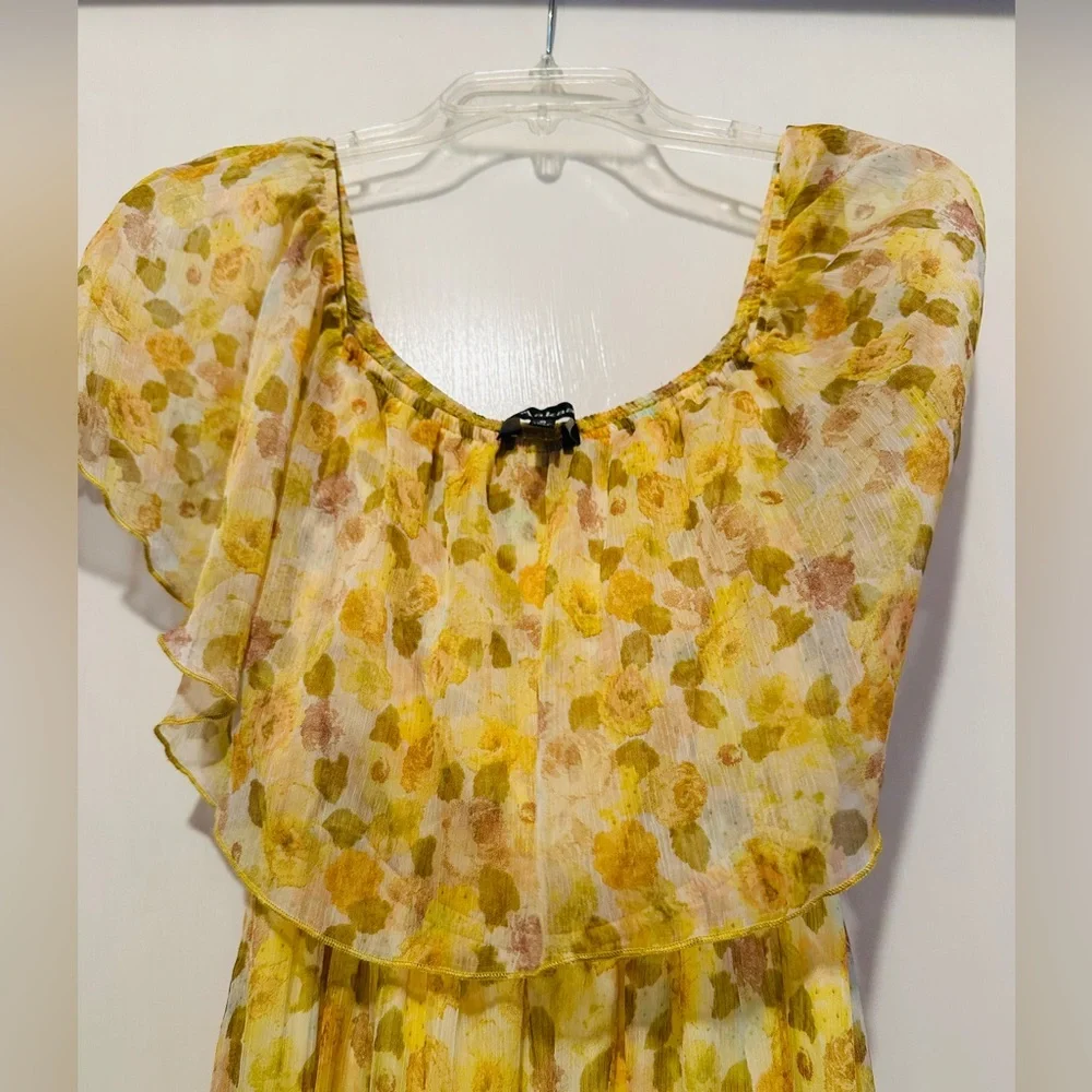 Aakaa Floral Ruffle Maxi Dress - Picture 3 of 7